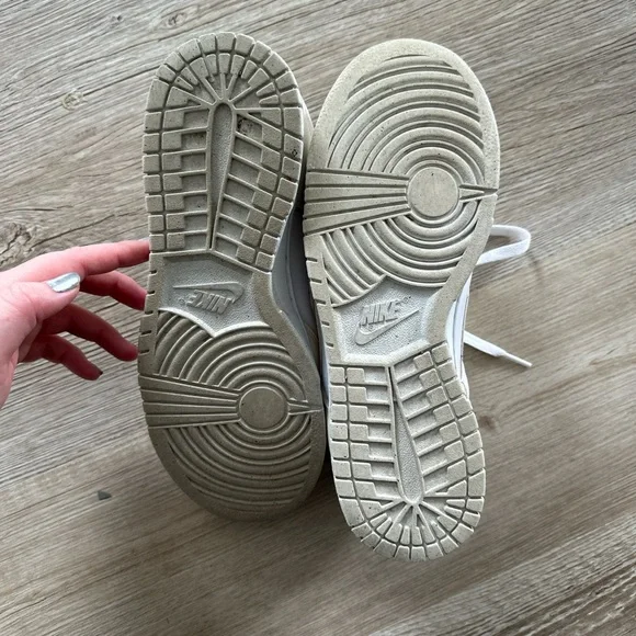 Nike Women's Dunks - White and Cream - Picture 5 of 5